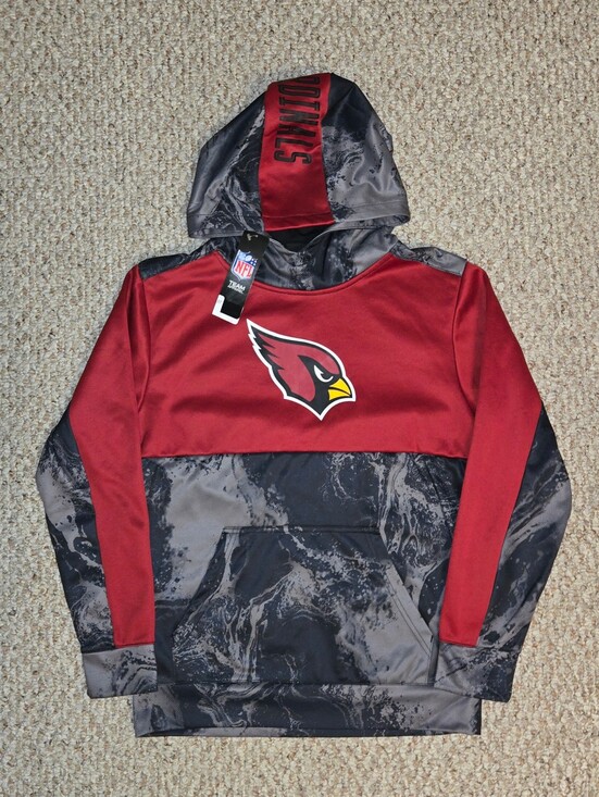 NFL Other - NWT NFL Cardinals Arizona Youth Hoodie Red/ Grey Size Large 14/16
